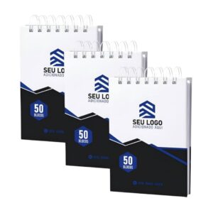 Bloco para brinde empresarial