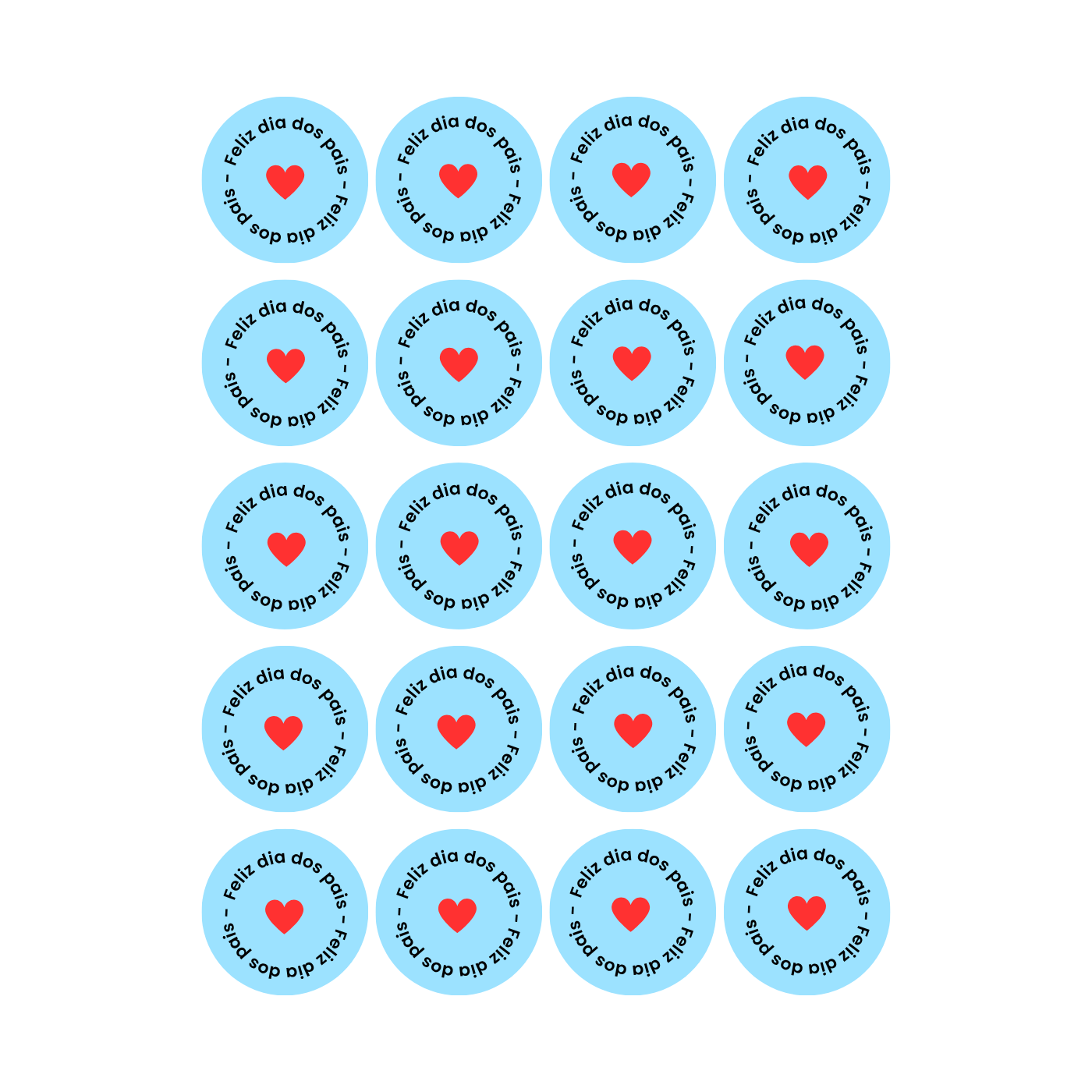 Adesivo Circular 5x5 cm em Papel Fotográfico – 50 unidades - Imagem 8