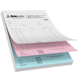 Talão de Pedidos 3 Vias Autocopiativo